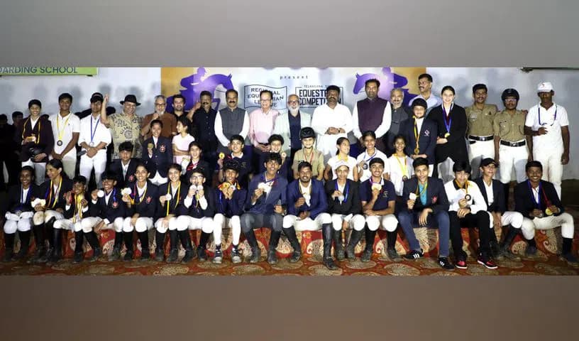 Sauryaram Varma clinches title in Jumping CH-1 80 cm at Telangana Equestrian Competition